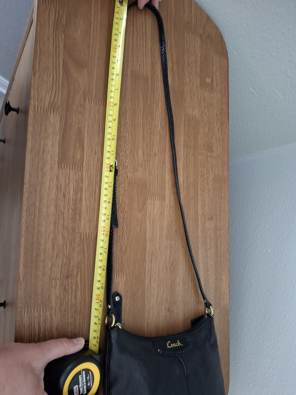 Coach Black Leather Crossbody Bag - Picture 14 of 16
